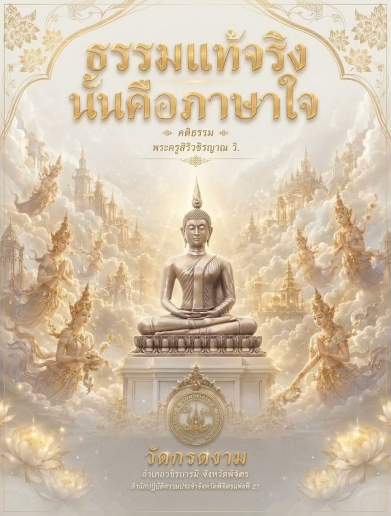 ธรรมแท้จริง นั้นคือภาษาใจ 🌿