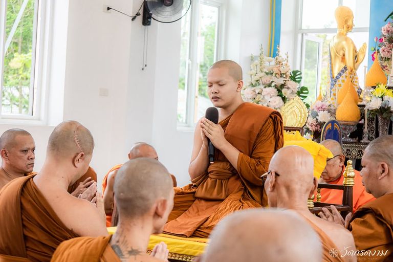 ༺๏🪷 ภาพลงอุโบสถพระปาฏิโมกข์ 🪷๏༻